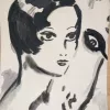 L'Ecuyere, Rosa (Dame met Paard) 