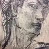 Vrouwen hoofd (Jacoba van der Vegt)
