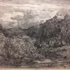 landschap bij ruw weer