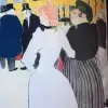 "In de Moulin Rouge, La Goulue en haar zus".