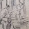 "De schildersklas op de Amsterdamse Rijks Kunstacademie"